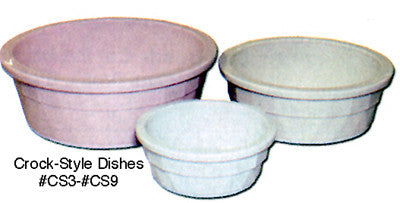 Crock Style Dishes - 106 oz.